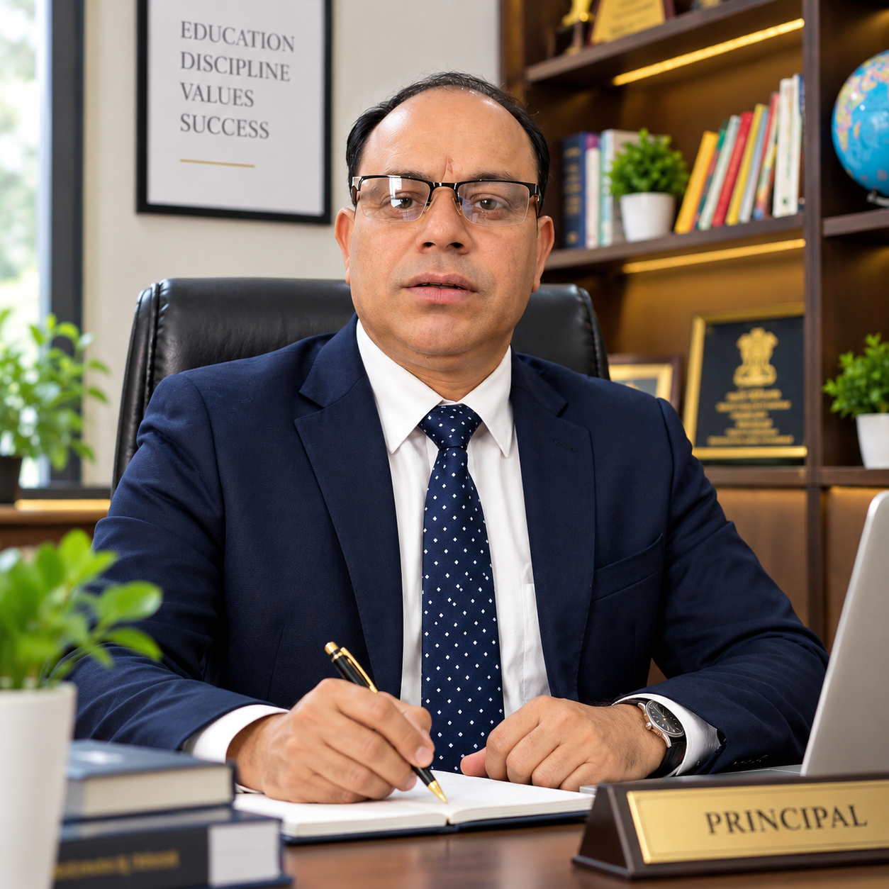 Mr. Rinkesh Thakur, Principal of Shivalik Public High School