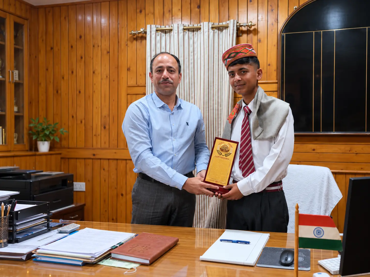 Master Kanishk Kumar honoured as SDM for a day